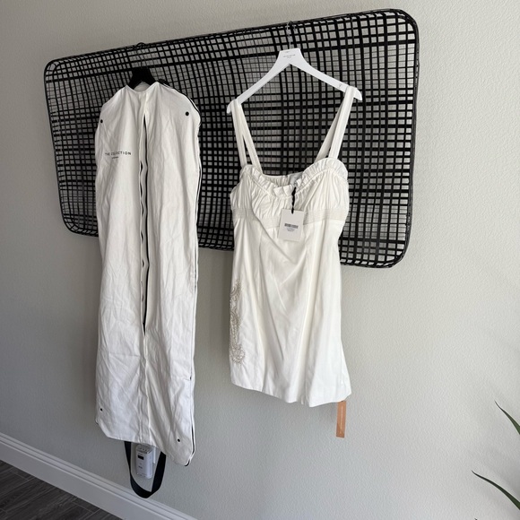 Reformation Collection Iliana white mini Dress